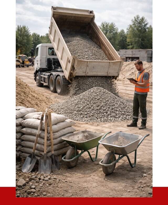 Доставка нерудных материалов в Щёлкове от 1248 руб. | ПРОНЕРУДЩлк