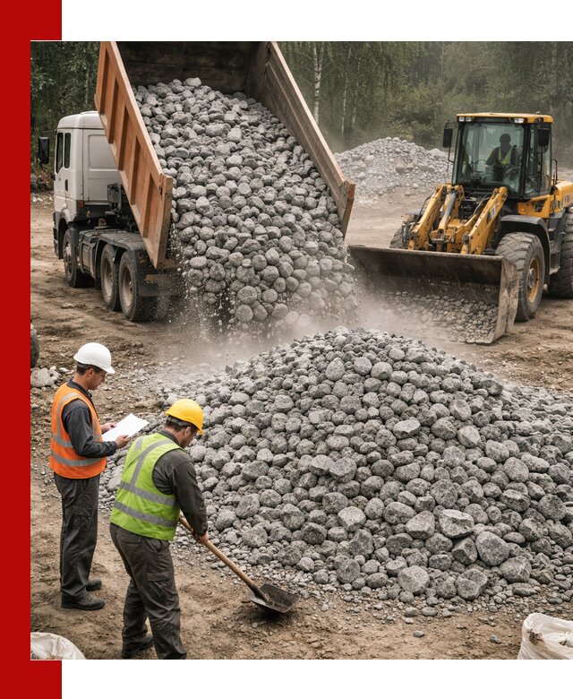 Гранитный щебень фракция 70-150 доставка в Щёлкове