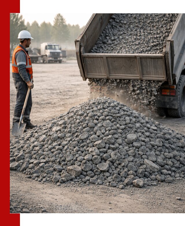 Гранитный щебень фракции 100–201 для строительства в Щёлкове