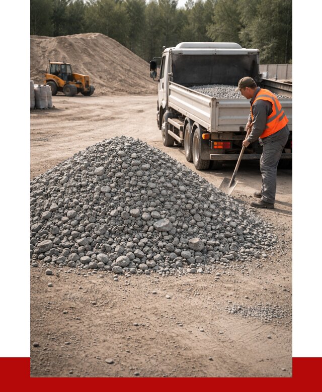 Гравийный щебень фракция 5-10 в Щёлкове от 2289 р. | ПРОНЕРУДЩлк