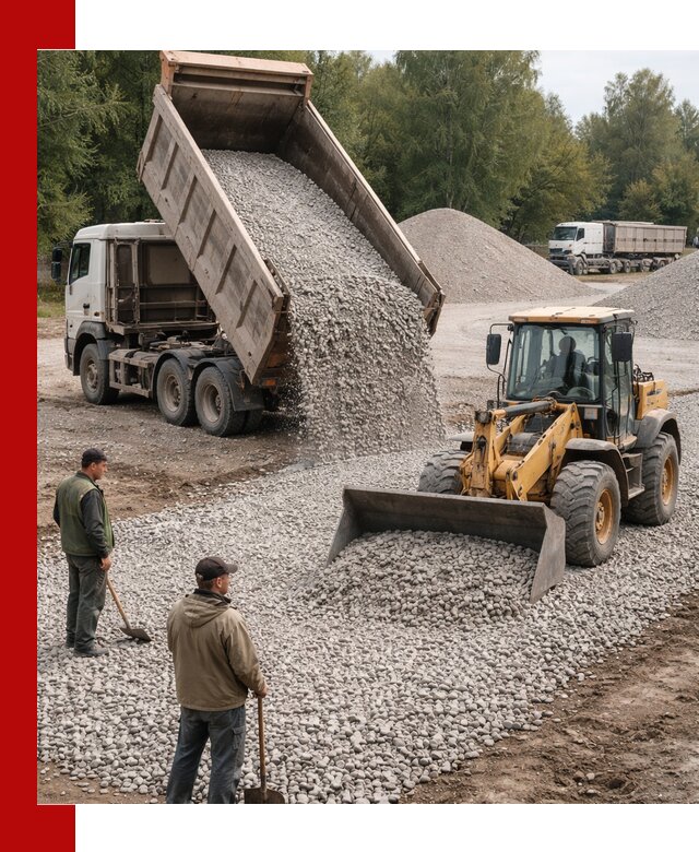 Купить гравийный щебень фракция 20-40 в Щёлкове с доставкой