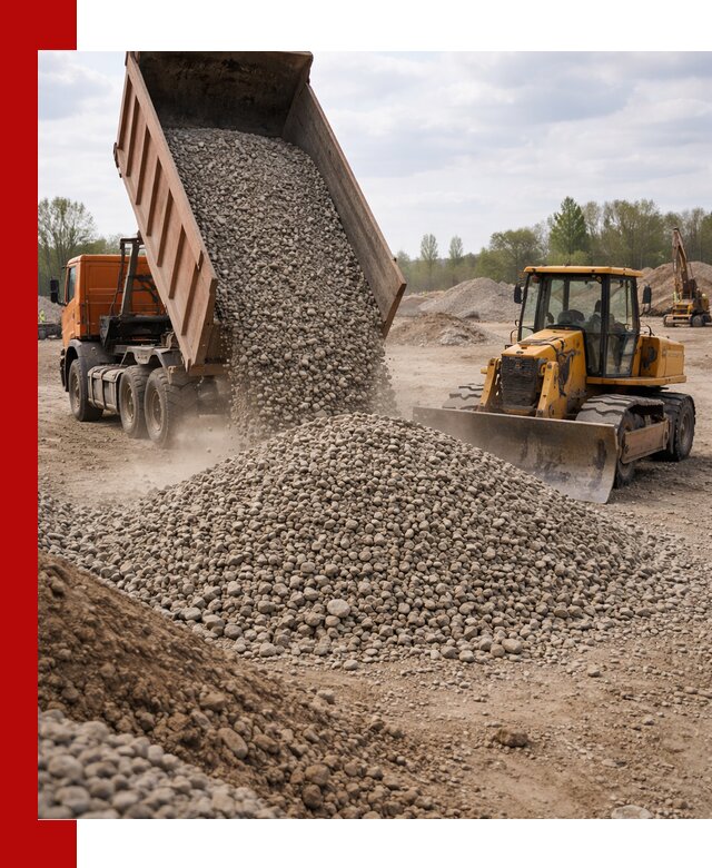 Доставка гравийного щебня фракции 40-70 в Щёлкове