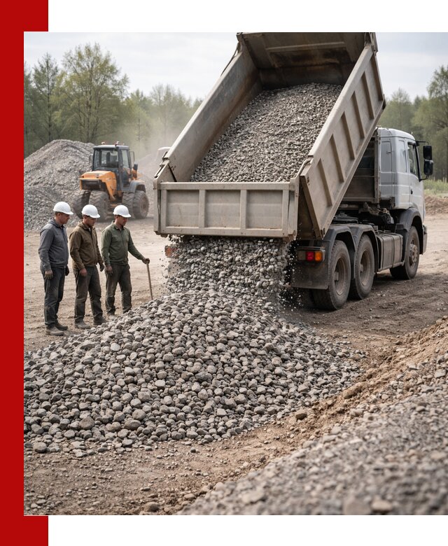 Доставка гравийного щебня фракции 70-120 в Щёлкове