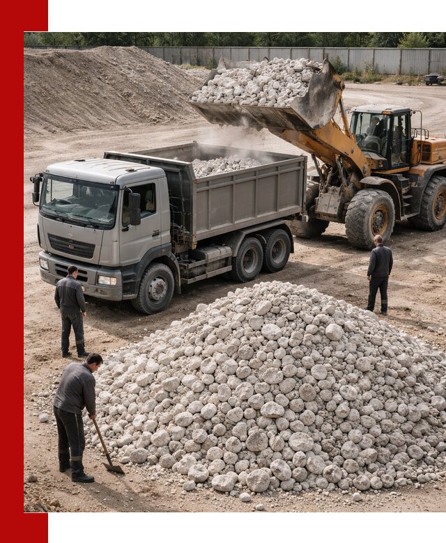 Известняковый щебень фракция 70–150 с доставкой в Щёлкове