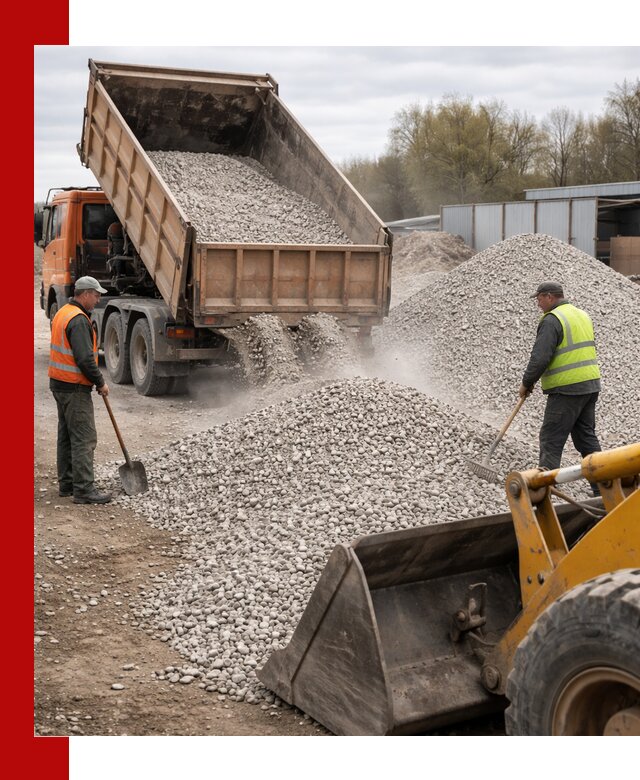 Доломитовый щебень фракции 5-20 с доставкой в Щёлкове