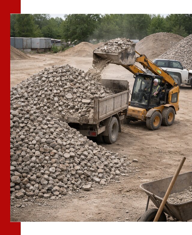 Доставка вторичного щебня в Щёлкове для строительных работ