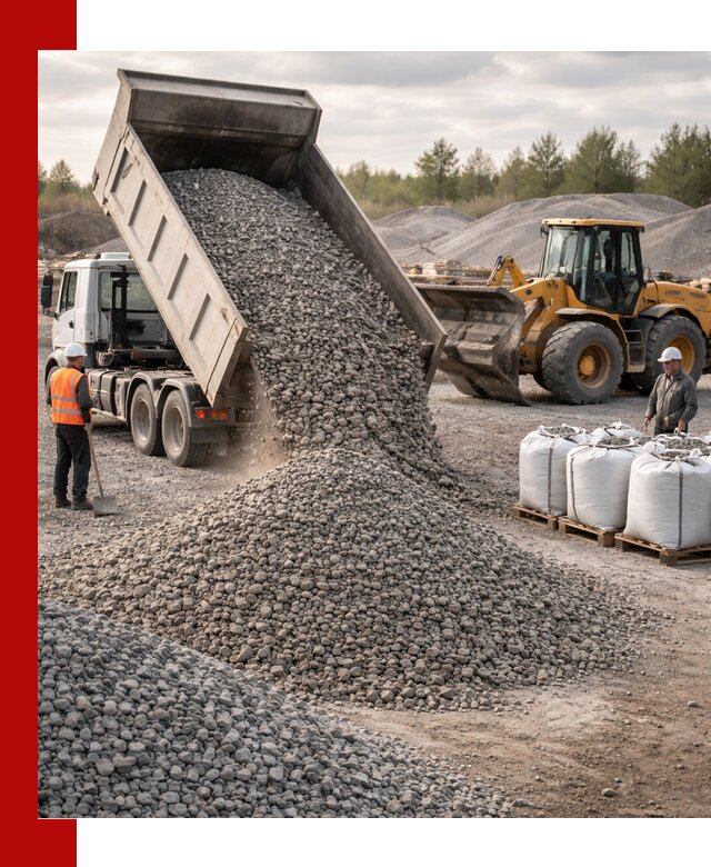 Бетонный щебень фракция 5–20 с доставкой в Щёлкове