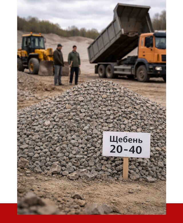 Бетонный щебень фракция 20-40 в Щёлкове от 2549 р. | ПРОНЕРУДЩлк