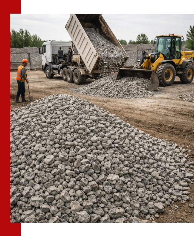 Доставка бетонного щебня фракции 40-70 в Щёлкове