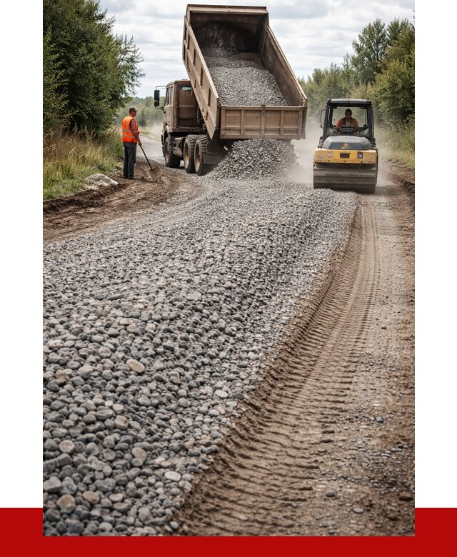 Щебень для отсыпки дороги в Щёлкове от 2809 р. ПРОНЕРУДЩлк