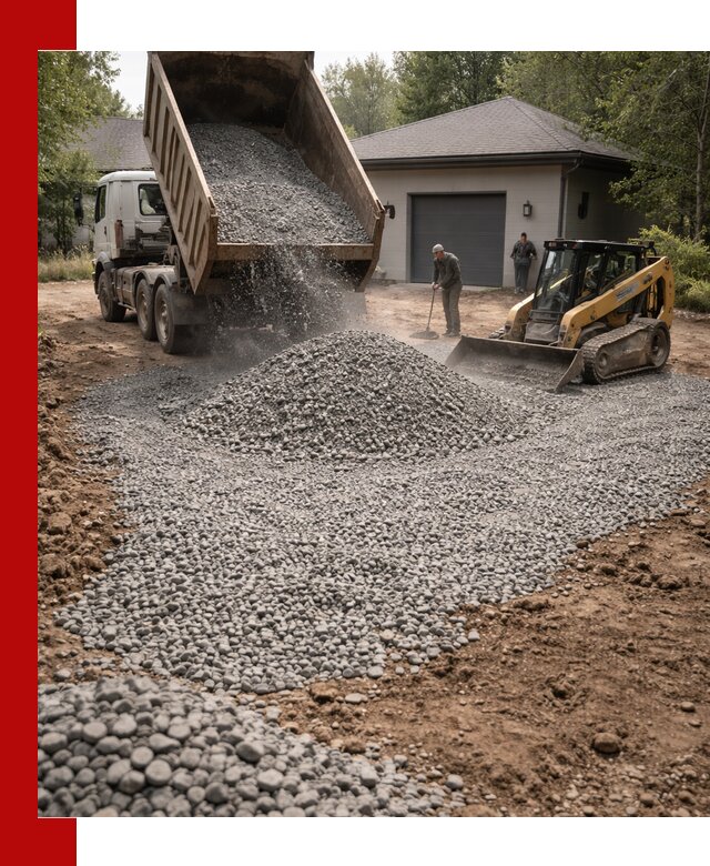 Щебень для парковки в Щёлкове: доставка и укладка качественного материала