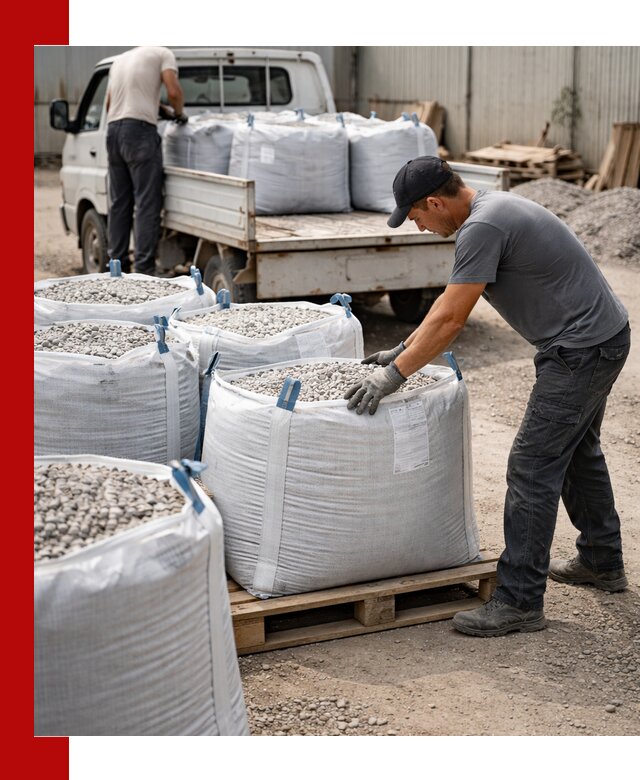 Доставка щебня в мешках по выгодным ценам в Щёлкове