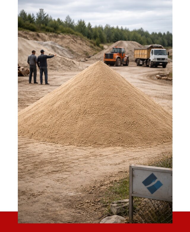 Карьерный песок навалом в Щёлкове от 1873 р. | ПРОНЕРУДЩлк