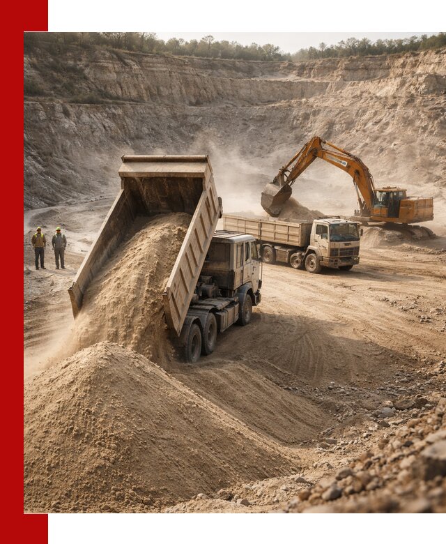 Карьерный песок навалом с доставкой в Щёлкове