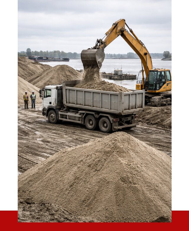 Купить речной песок навалом в Щёлкове от 1873 р., ПРОНЕРУДЩлк