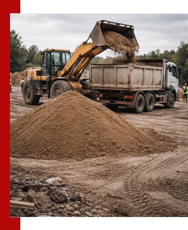 Доставка речного песка навалом в Щёлкове быстро и выгодно