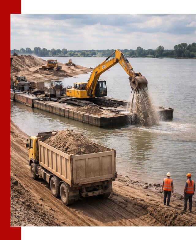 Намывной песок с доставкой в Щёлкове оптом и в розницу