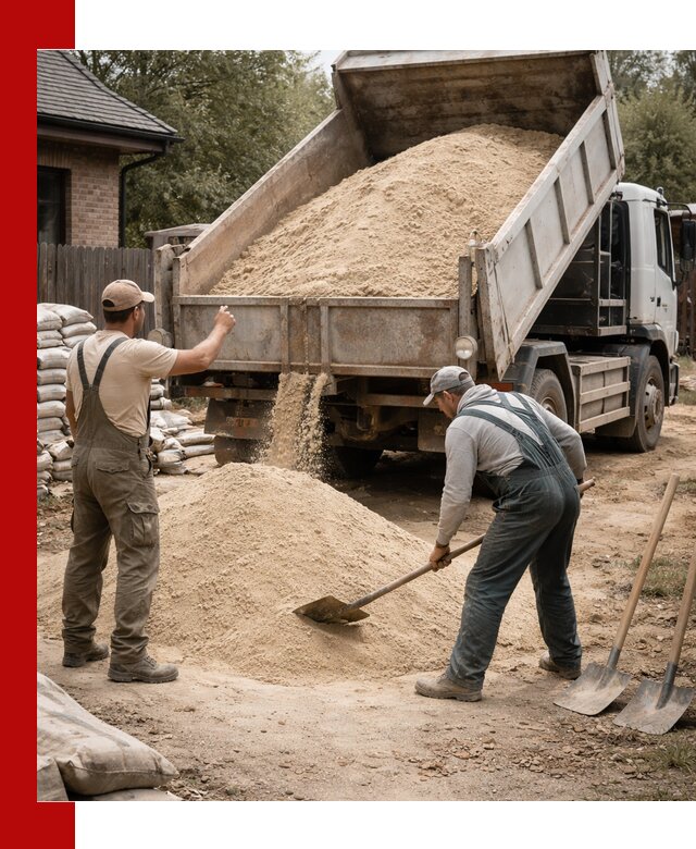 Песок для штукатурки с доставкой в Щёлкове качественный и чистый