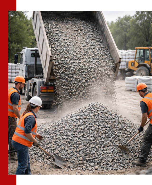 Доставка гравия и камня в Щёлкове оптом и в розницу