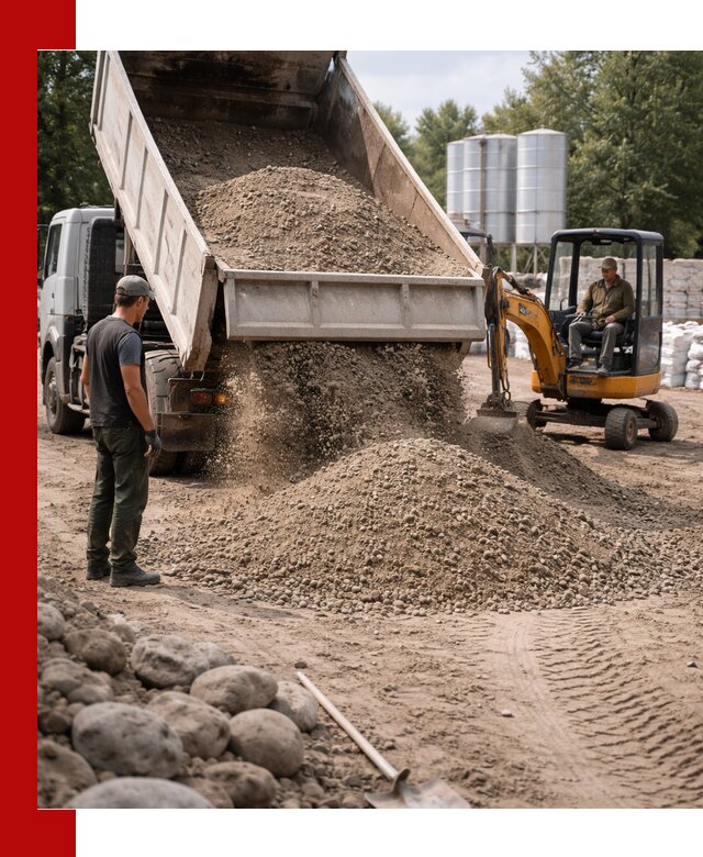 Доставка ПГС С3 в Щёлкове самосвалами и миксерами