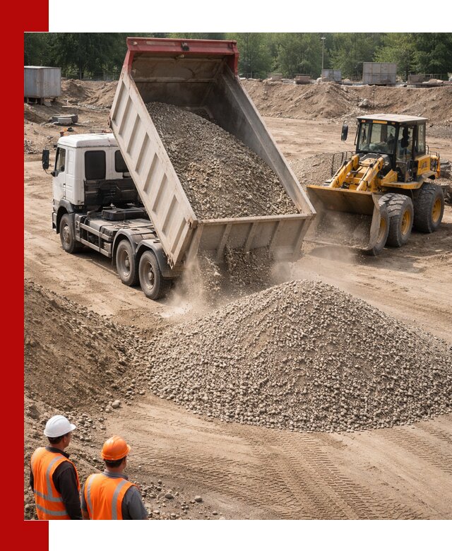 Щебень с песком (ЩГПС С2) с доставкой в Щёлкове
