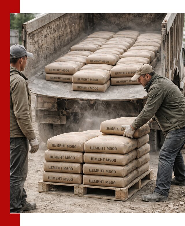 Цемент М500 с доставкой самосвалом в Щёлкове
