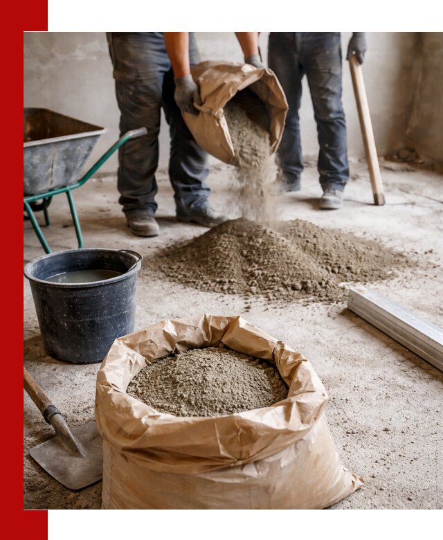 Доставка сухой смеси для стяжки в Щёлкове