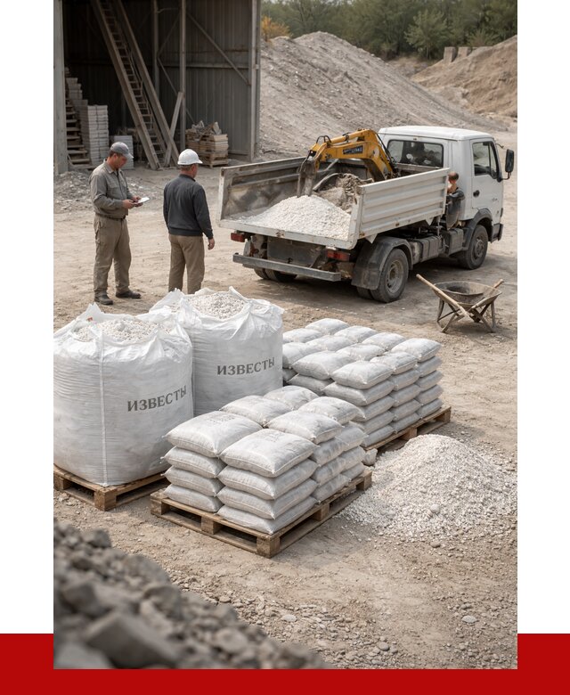 Известь строительная в Щёлкове с доставкой от 4369 р. | ПРОНЕРУДЩлк
