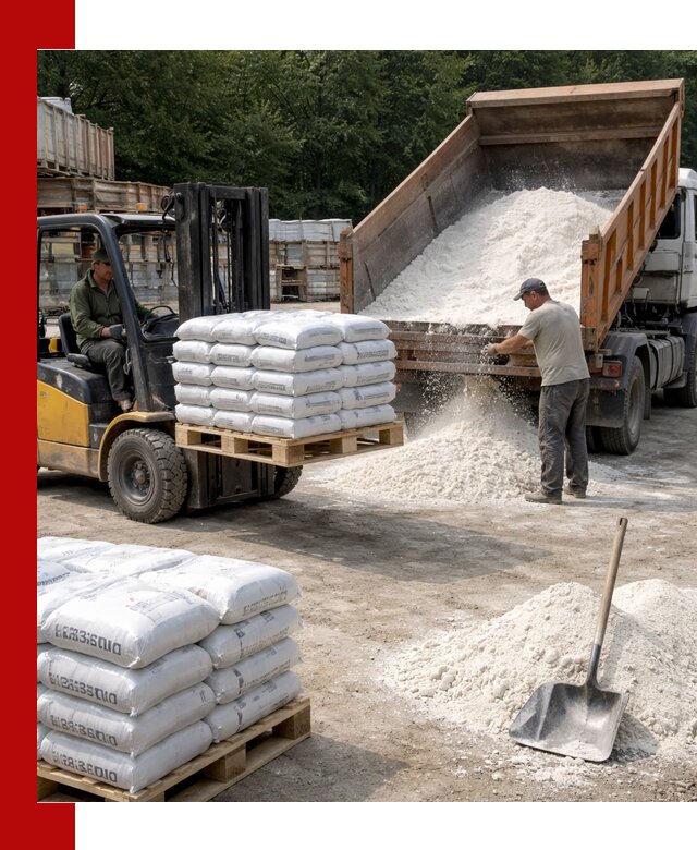 Доставка строительной извести оптом и в розницу в Щёлкове