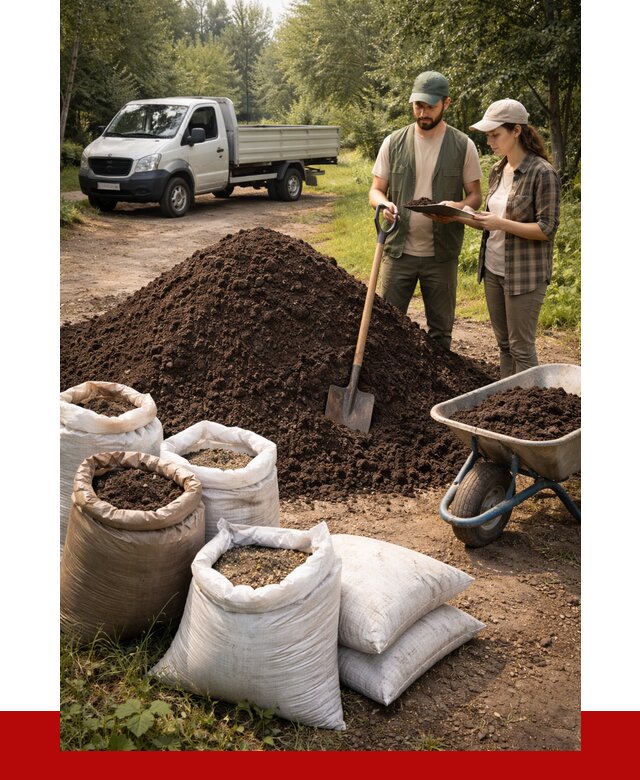 Купить грунт с доставкой в Щёлкове от 4681 р. за м3 | ПРОНЕРУДЩлк