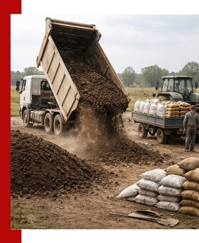 Доставка грунта и удобрений оптом в Щёлкове для сельхоз и строительства