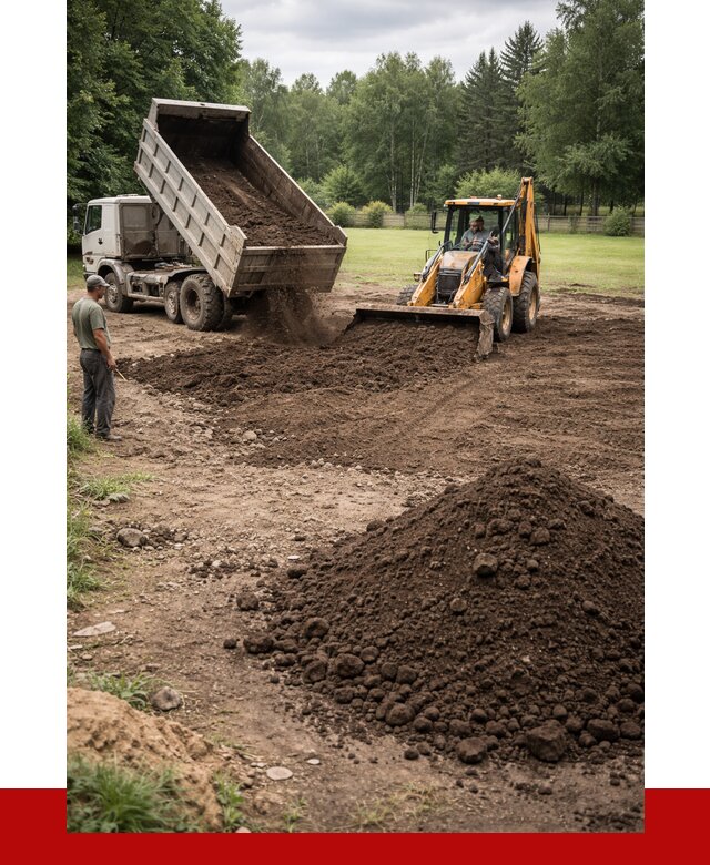 Грунт для выравнивания участка в Щёлкове от 1248 р. | ПРОНЕРУДЩлк