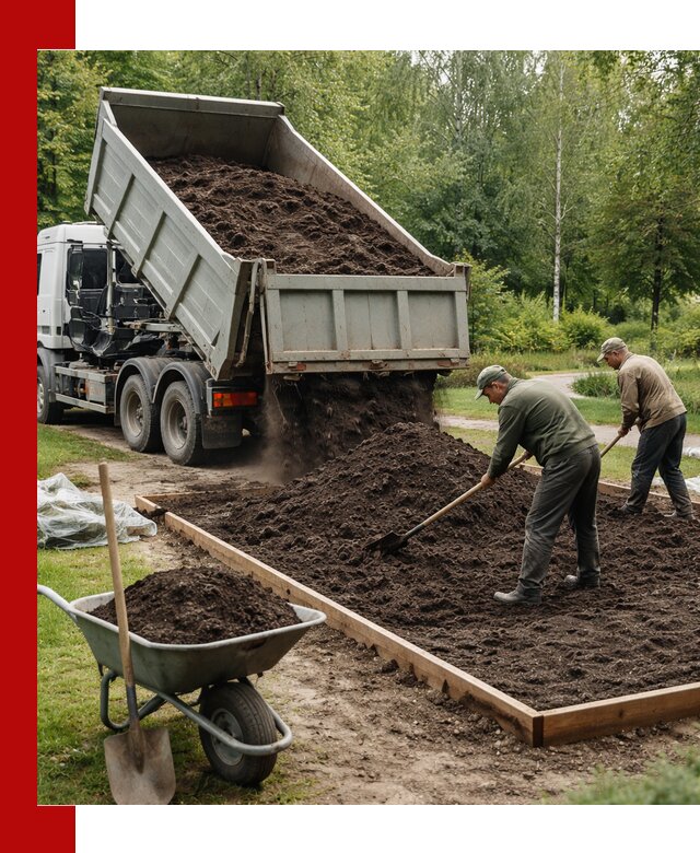 Доставка грунта для озеленения и благоустройства в Щёлкове
