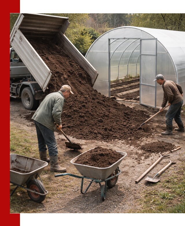 Грунт для теплицы с доставкой в Щёлкове — плодородный субстрат под растения