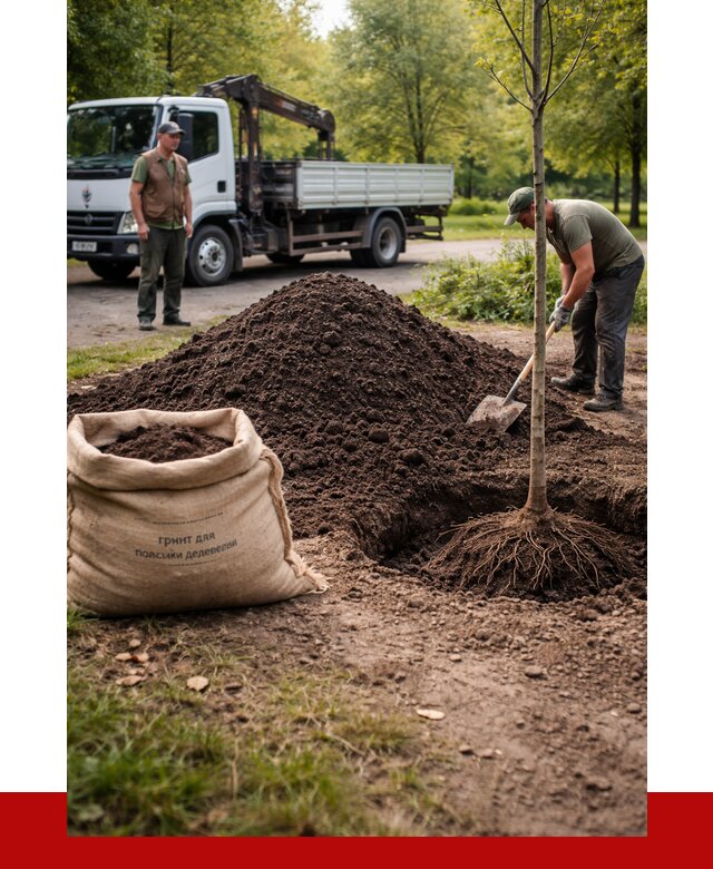 Грунт для посадки деревьев в Щёлкове от 1248 р. | ПРОНЕРУДЩлк