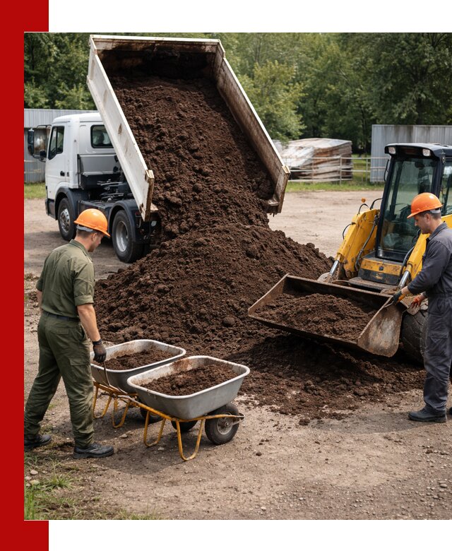 Доставка торфо-земляной смеси в Щёлкове для огорода и ландшафта