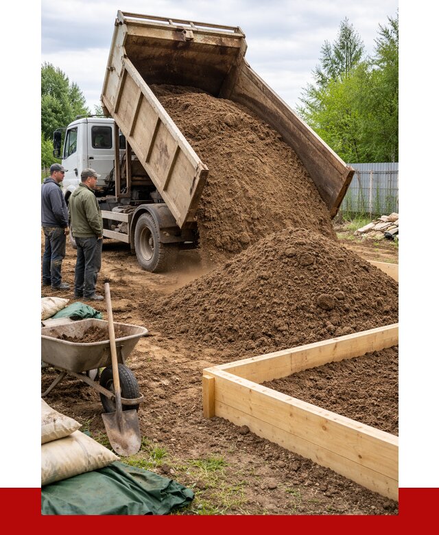 Торфо песчаная смесь в Щёлкове с доставкой от 1925 р. | ПРОНЕРУДЩлк