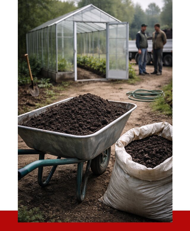 Чернозем для теплицы в Щёлкове с доставкой от 1560 р. | ПРОНЕРУДЩлк