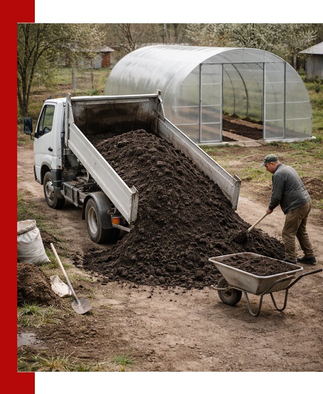 Чернозем для теплицы с доставкой в Щёлкове