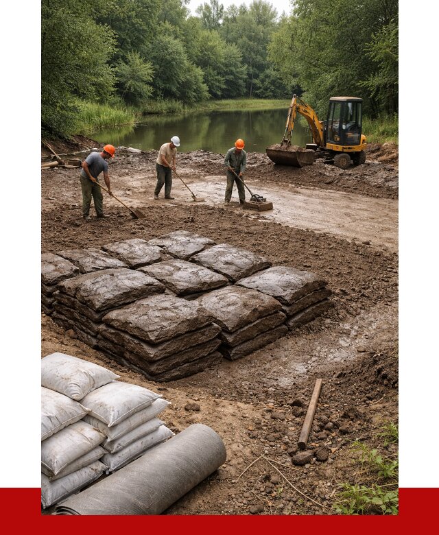Купить глину для пруда в Щёлкове от 4681 р. с доставкой | ПРОНЕРУДЩлк