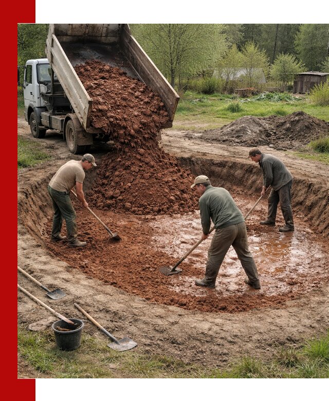 Купить качественную глину для пруда в Щёлкове