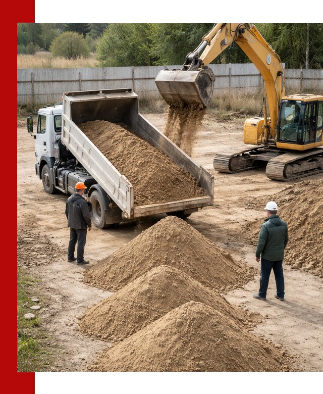 Доставка супеси вагонными и автопартиями в Щёлкове