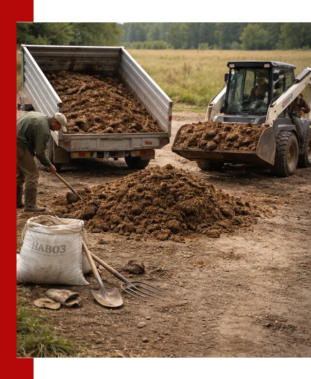 Доставка конского навоза в Щёлкове с разгрузкой и доставкой на объект