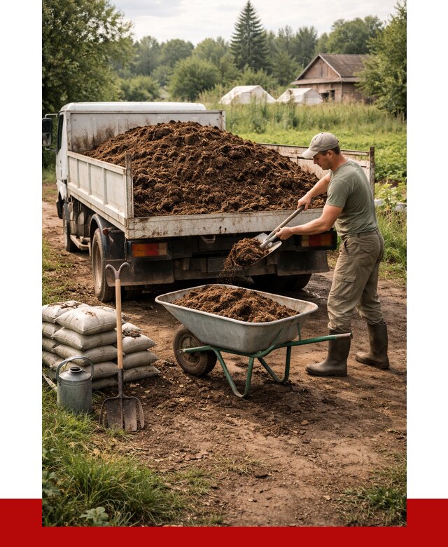 Купить коровий навоз с доставкой в Щёлкове от 1873 р. | ПРОНЕРУДЩлк