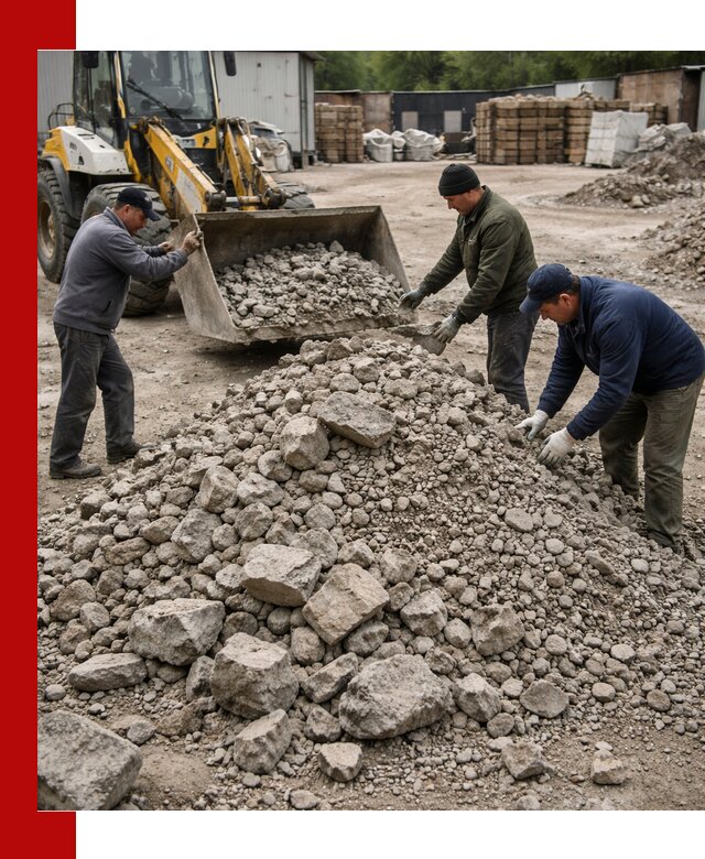 Демонтаж и вывоз бой бетона в Щёлкове