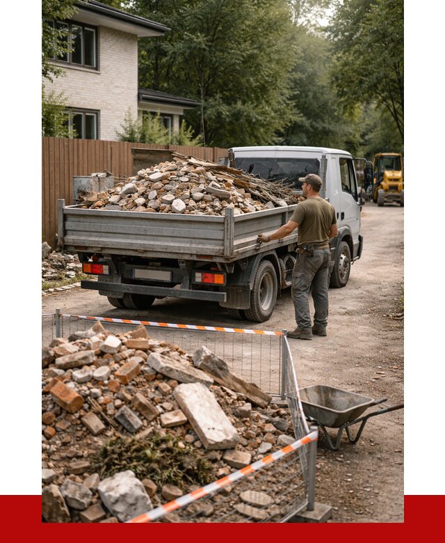 Вывоз строительного мусора с погрузкой в Щёлкове от 7802 р | ПРОНЕРУДЩлк