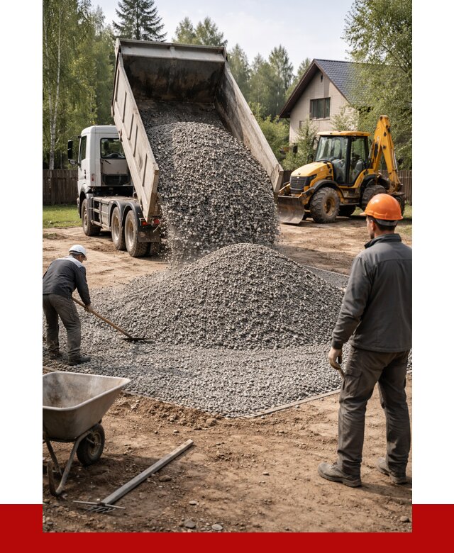 Отсыпка участка щебнем в Щёлкове от 6762 р. ПРОНЕРУДЩлк