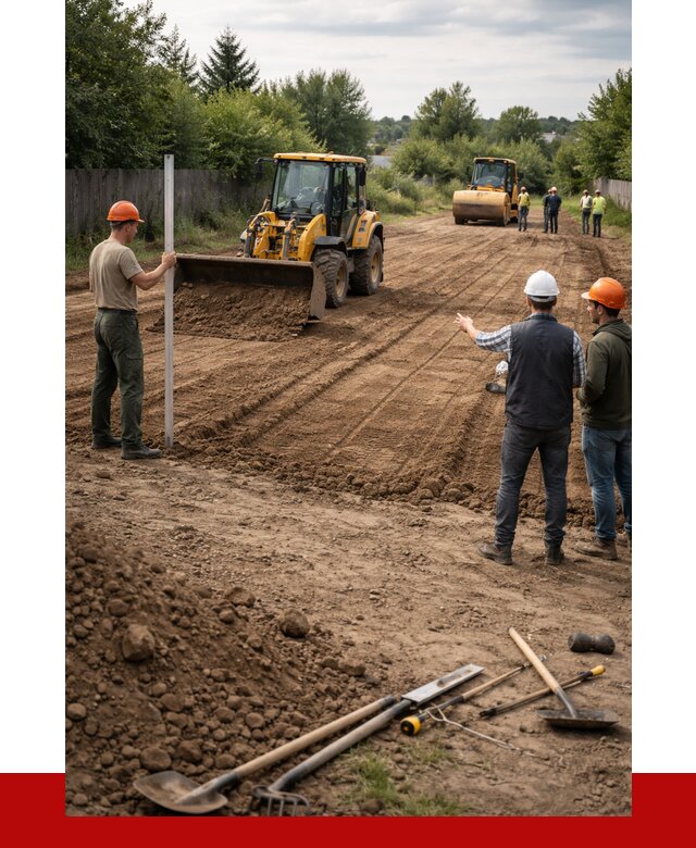Планировка участка грунтом в Щёлкове от 4681 р ПРОНЕРУДЩлк