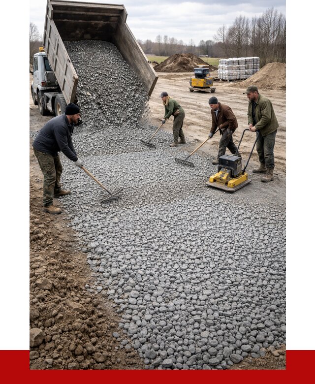 Устройство щебеночной подушки в Щёлкове от 4681 р. ПРОНЕРУДЩлк